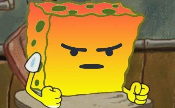 Meme Angry SpongeBob