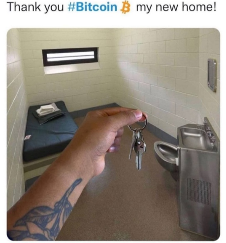 Meme Thank you Bitcoin my new home