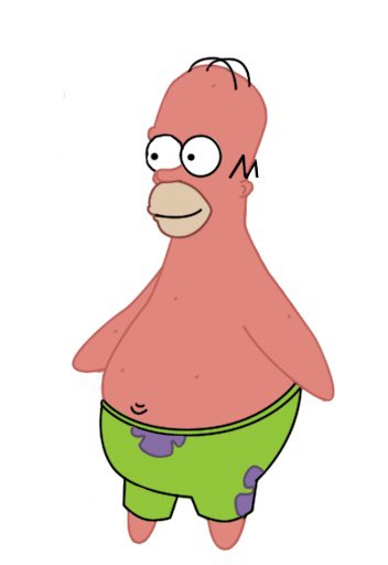 Meme Homer Simpson Patrick Star