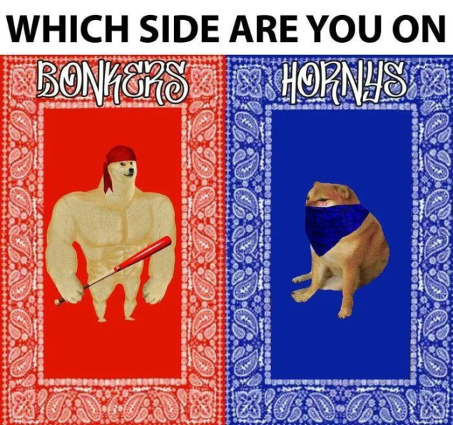 Meme Bonkers vs Hornys