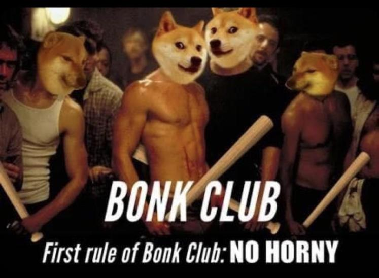 Meme First rule of bonk club: No Horny