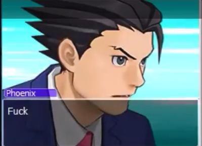 Meme Phoenix Wright Fuck