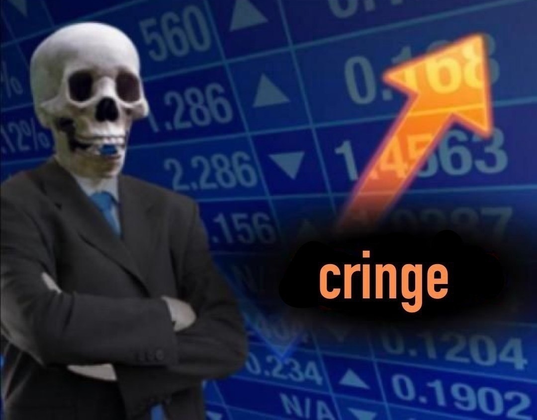 Cringe skeleton