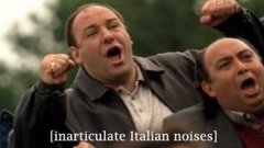 Meme inarticulate italian noises