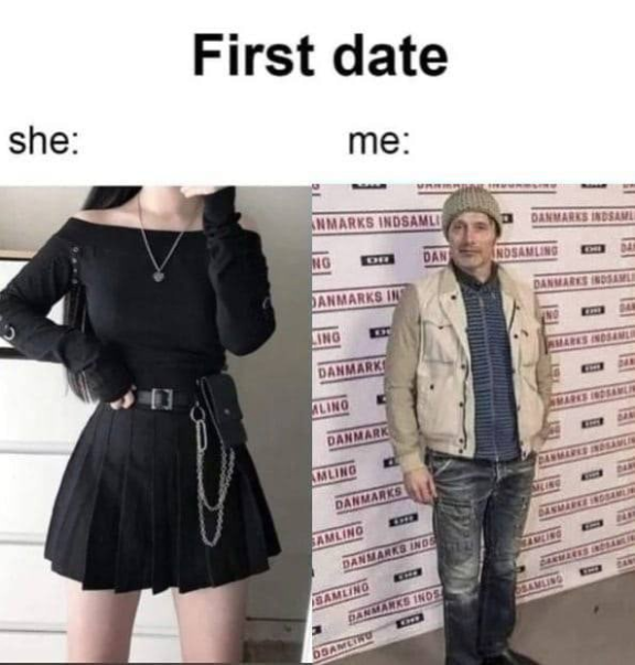 Meme First date - She - Me