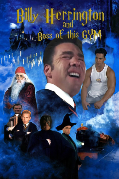 Meme Billy Herrington and the Boss of the Gym