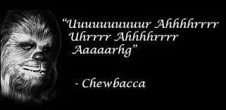 Meme Chewbacca quote