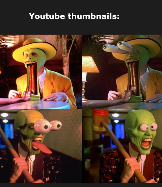 Meme YouTube Thumbnails - The Mask