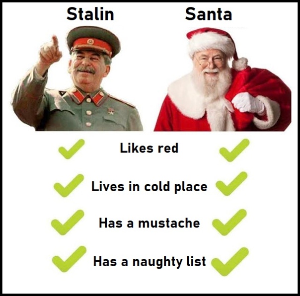 Meme Stalin Santa