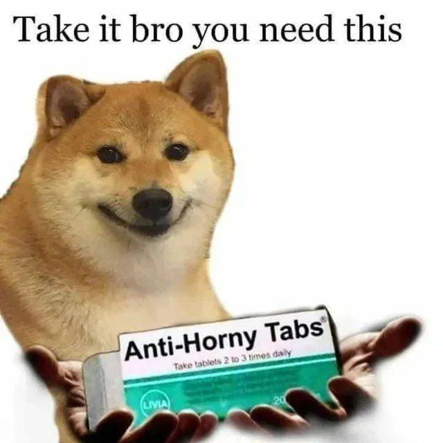 Meme Anti-Horny tabs - Take it bro you need this