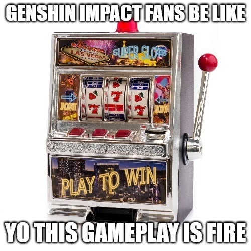 Meme Genshin Impact fans be like