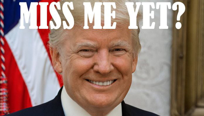 Meme Miss me yet? - Donald Trump