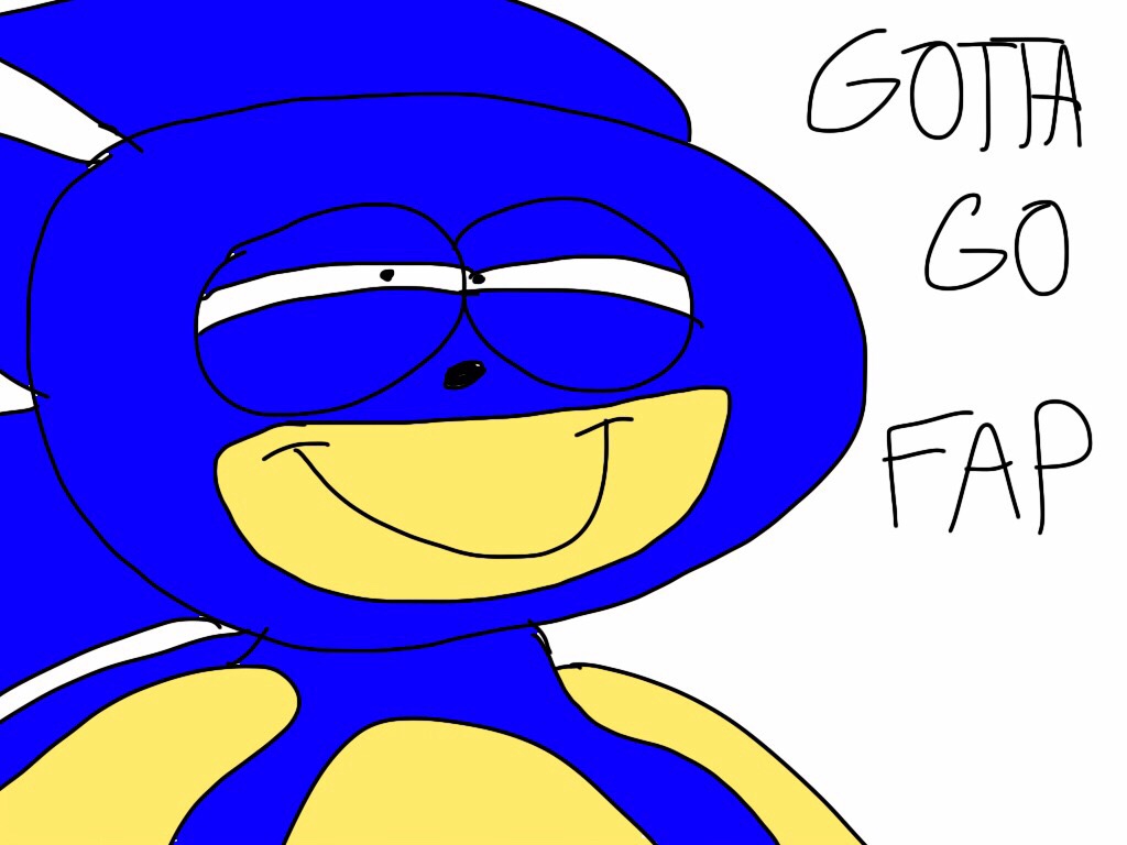 Meme Gotta go fap - Sonic