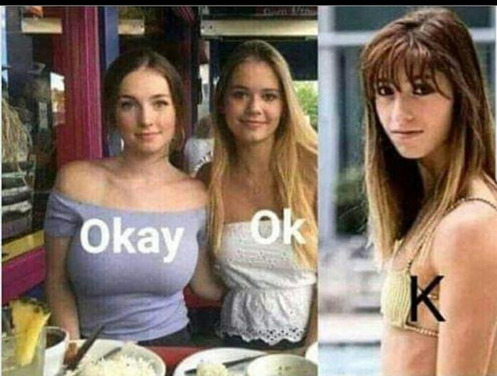 Meme okay - ok - k