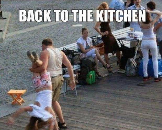 Meme Back to the kitchen