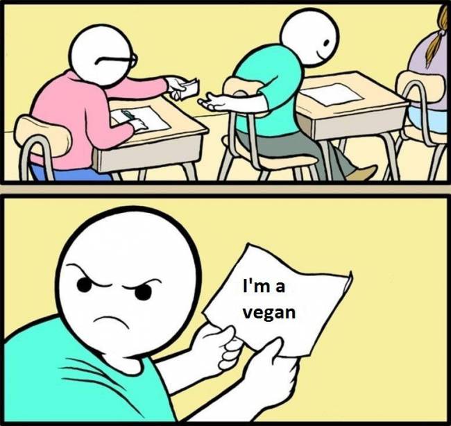 I'm a vegan