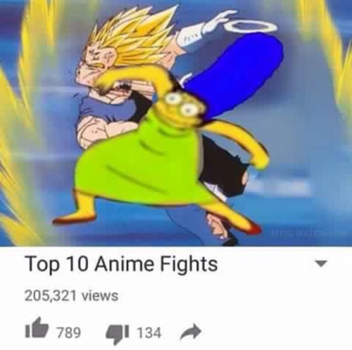 Meme Top 10 anime fights