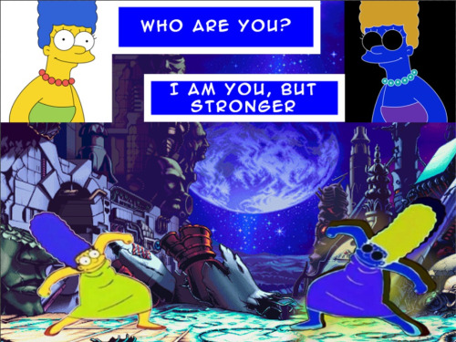 Meme Who are you? - I am you but stronger - Marge